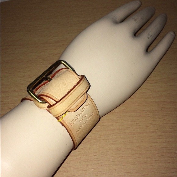 1 Pc Louis Vuitton Leather Bag Strap Belt Buckle - Picture 1 of 6